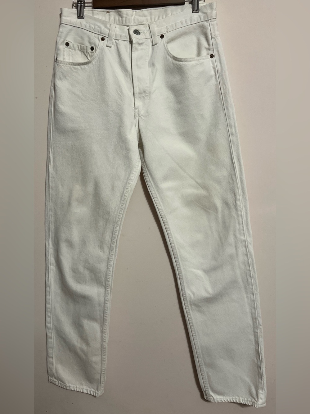 Vintage 80s White 501s Blank Tab Levi’s